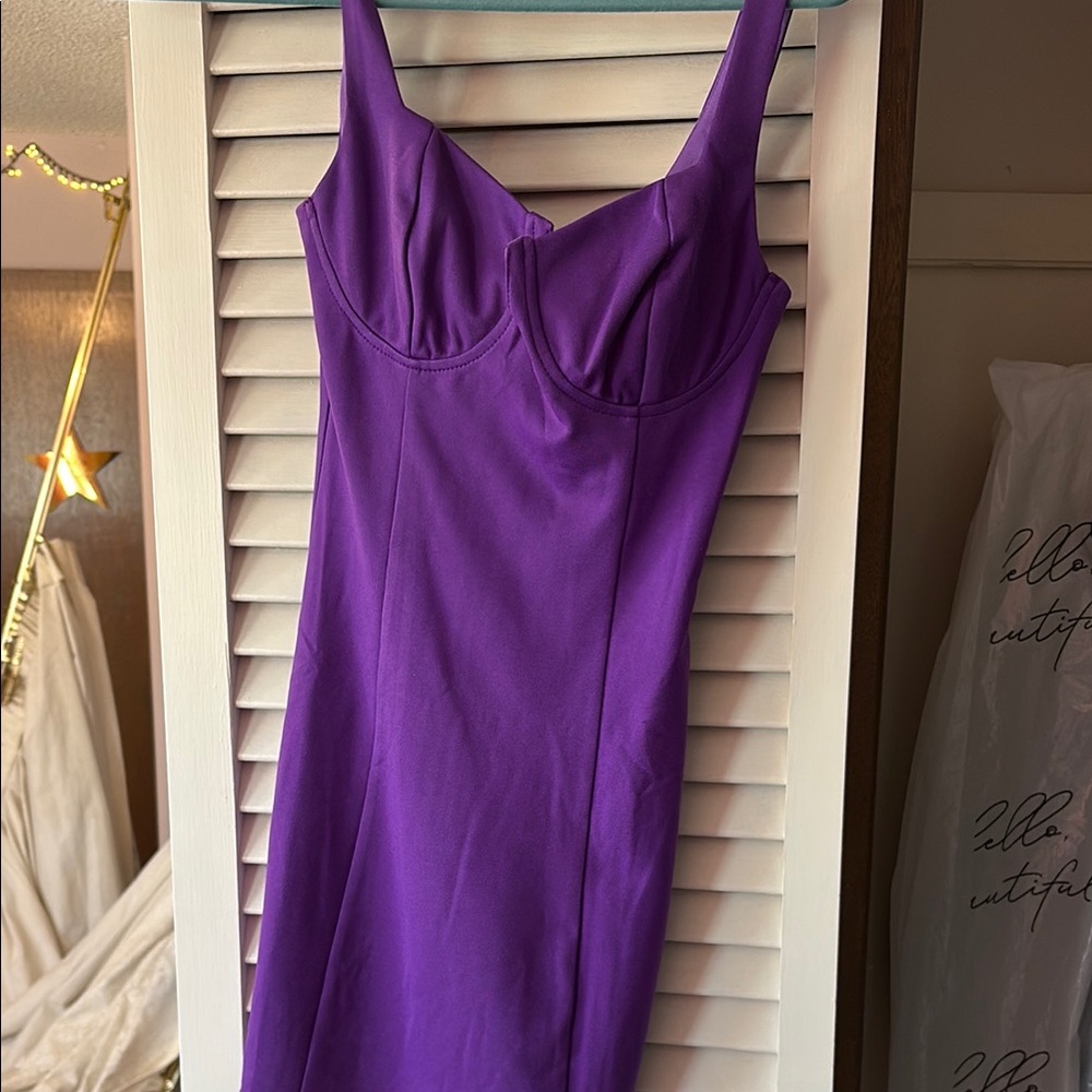 Purple Mini Dress